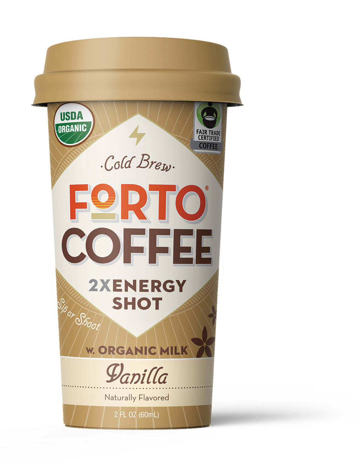 Wholesale Forto Coffee Energy Shot Vanilla 2Oz(36x$2.73)
