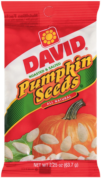 Wholesale David Pumpkin Seeds 2.25 Oz(12x$2.20)