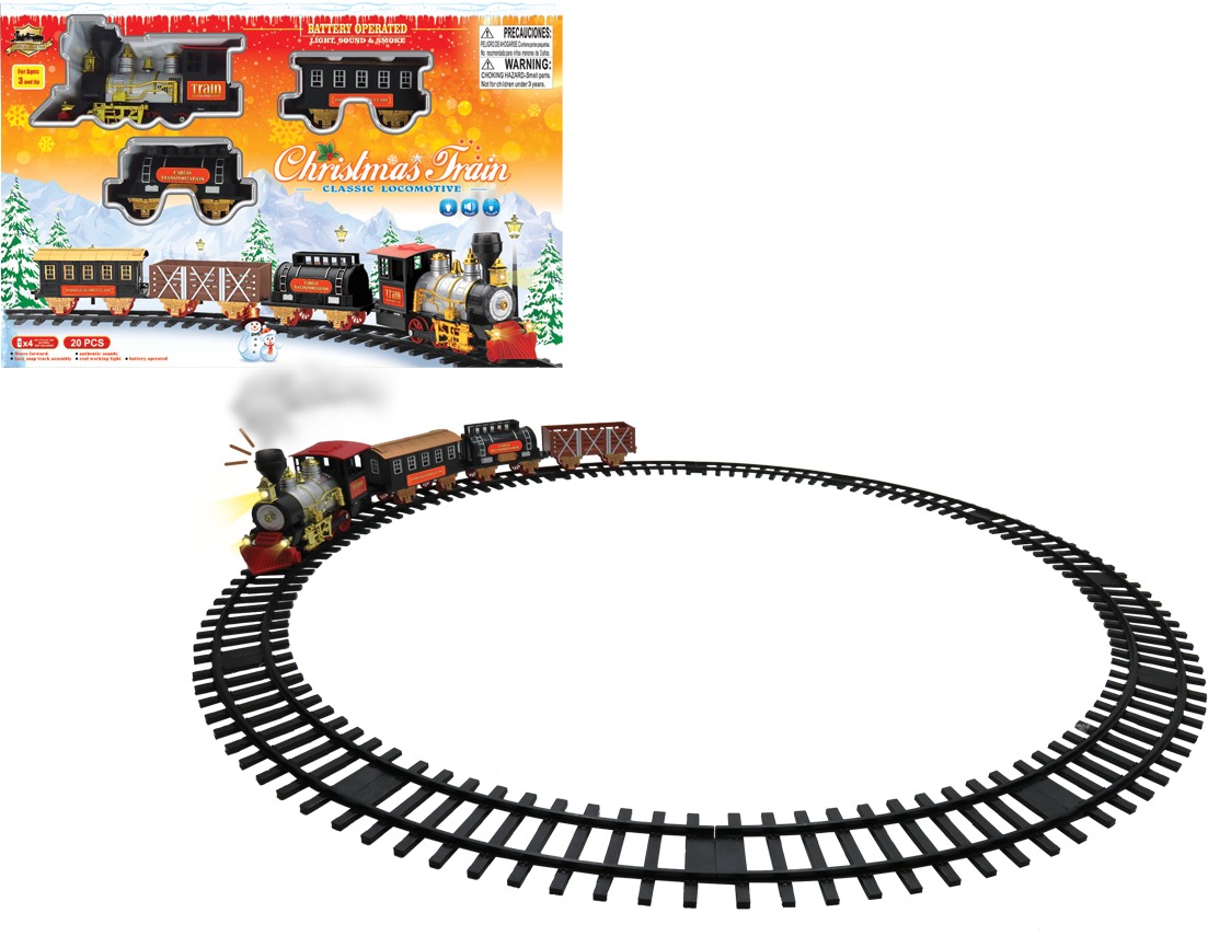 Wholesale Battery Operated Christmas Train Set(6x$24.40)