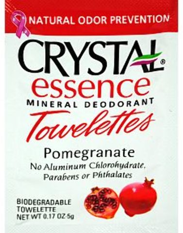 Wholesale Crystal Essence Mineral Deodorant Towelette - Pome(96x$0.72)