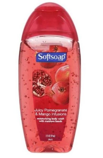 Wholesale Softsoap Body Wash Juicy Pomegranate & Mango 2 Oz(48x$1.34)