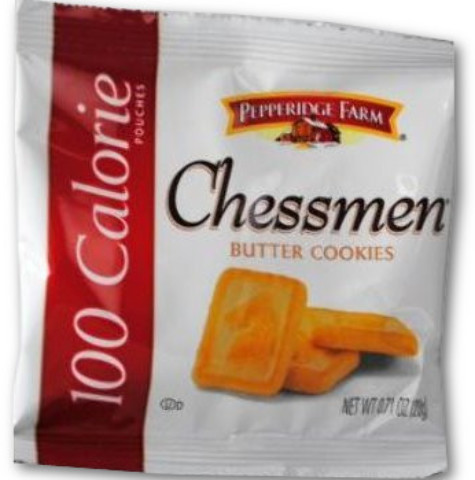 Pepperidge Farm 100 Calorie Chessmen Butter Cookies(100x$0.80)