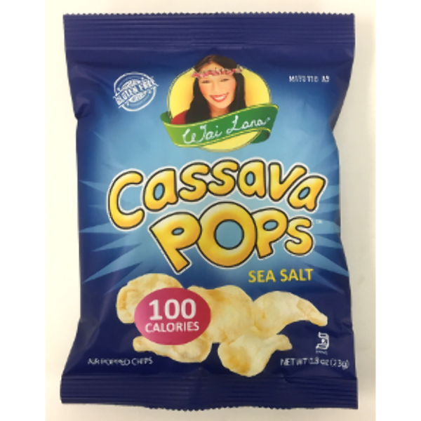Wholesale Wai Lana Cassava Pops Sea Salt(24x$1.49)