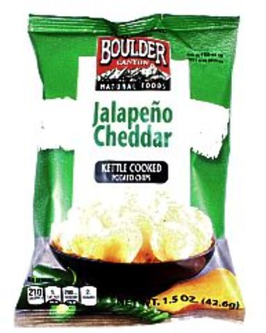 Wholesale Boulder Canyon Potato Chips - Jalapeno Cheddar(55x$1.11)