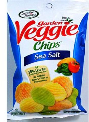 Wholesale Sensible Portions Garden Veggie Chips- Sea Salt(48x$1.01)