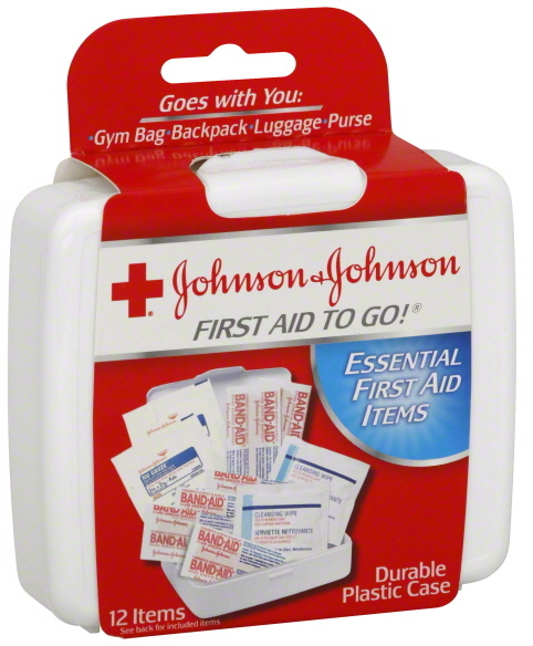 Wholesale Johnson and Johnson First Aid to Go Kit(48x$2.16)