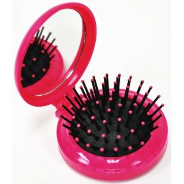 Wholesale Freestyle Travel Pop-Up Brush With Mirror(24x$1.55)