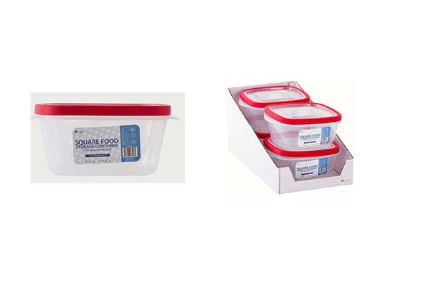 Wholesale Square Food Storage Container - 1.48L(8x$2.54)