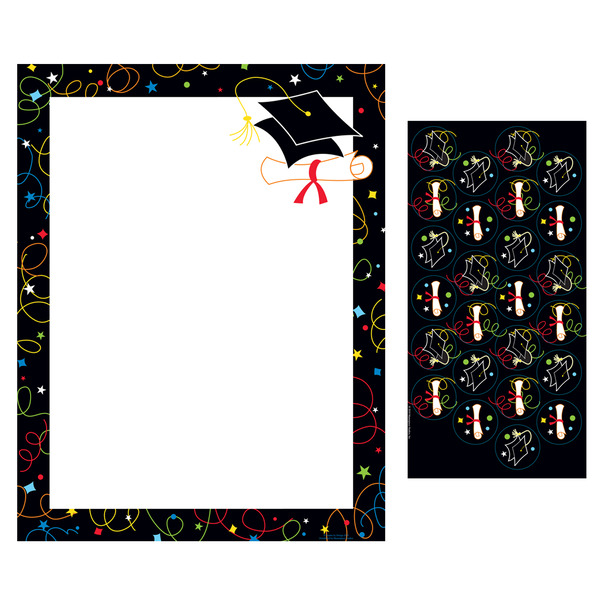 Wholesale Graduation Swirls Letterhead Seals | DollarDays