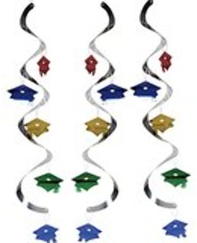 wholesale graduation dizzy dangler grad caps 5ct sku wholesale graduation dizzy dangler grad caps 5ct sku