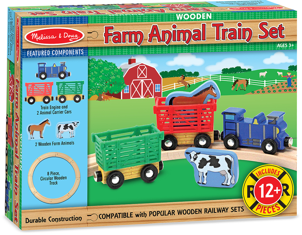 Wholesale Melissa & Doug Farm Animal Train Set(12x$15.81)