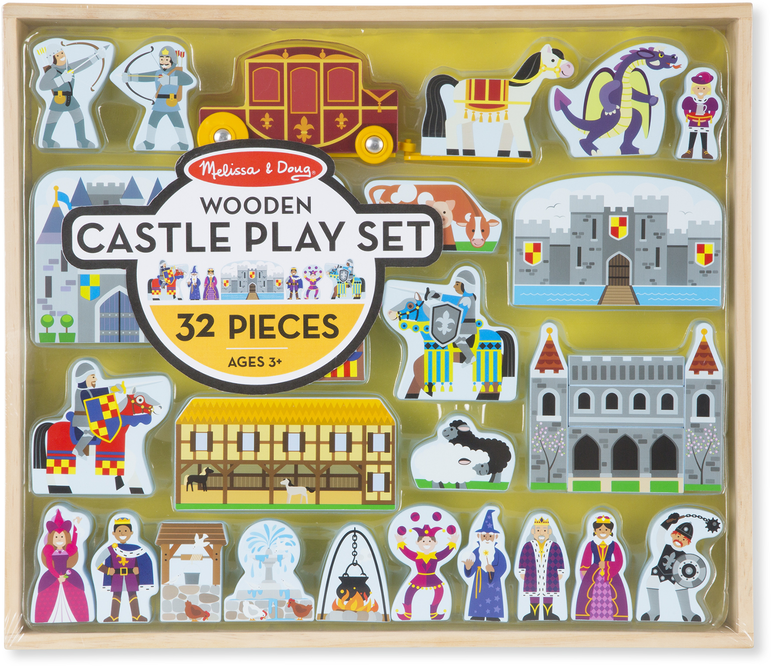Wholesale Melissa & Doug Wooden Castle Play Set(6x$23.75)