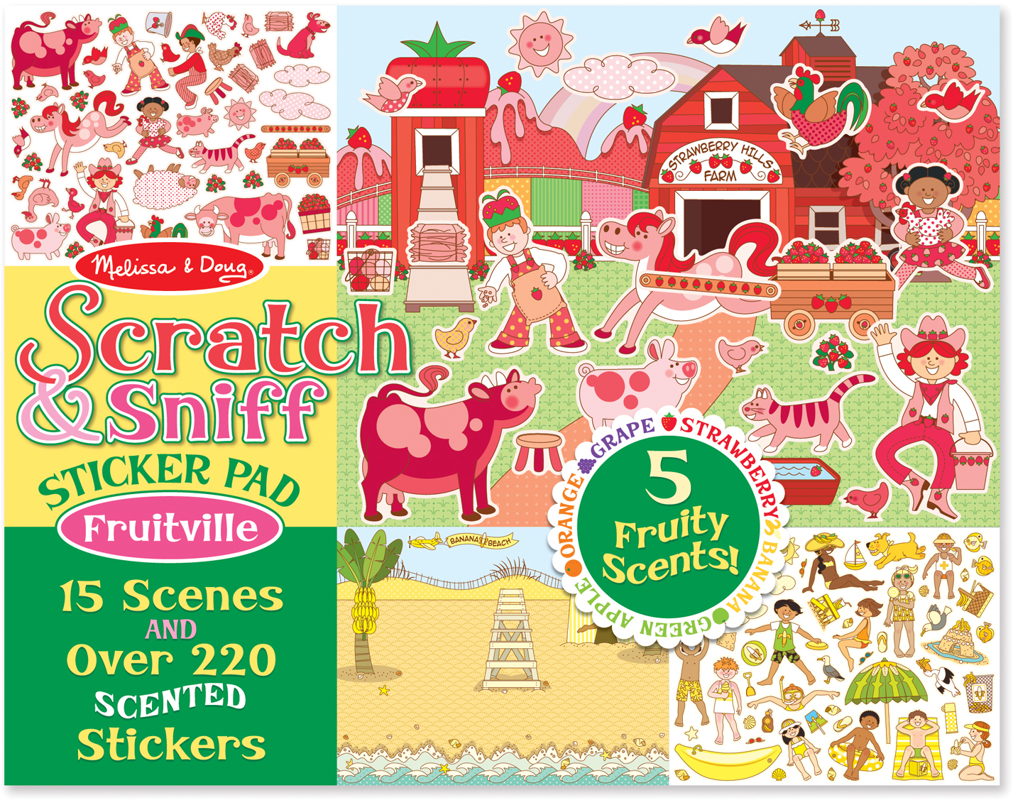 Wholesale Melissa & Doug Scratch & Sniff Fruitville(20x$4.03)