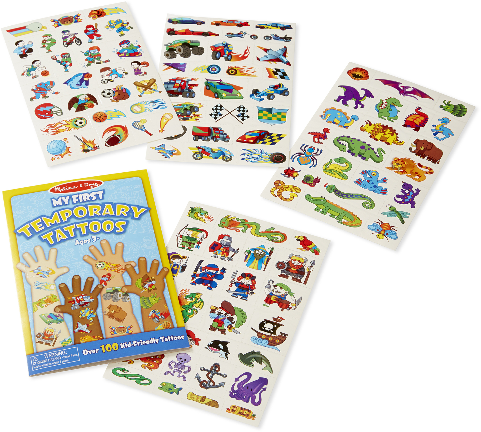 Wholesale Melissa & Doug My First Temporary Tattoos - Blue(60x$3.14)