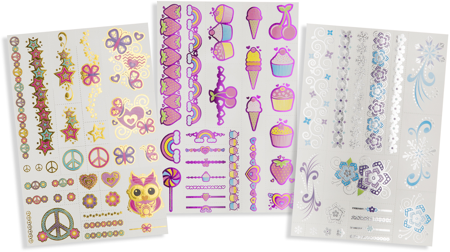 Wholesale Melissa & Doug Temporary Tattoos - Metallic(60x$3.14)