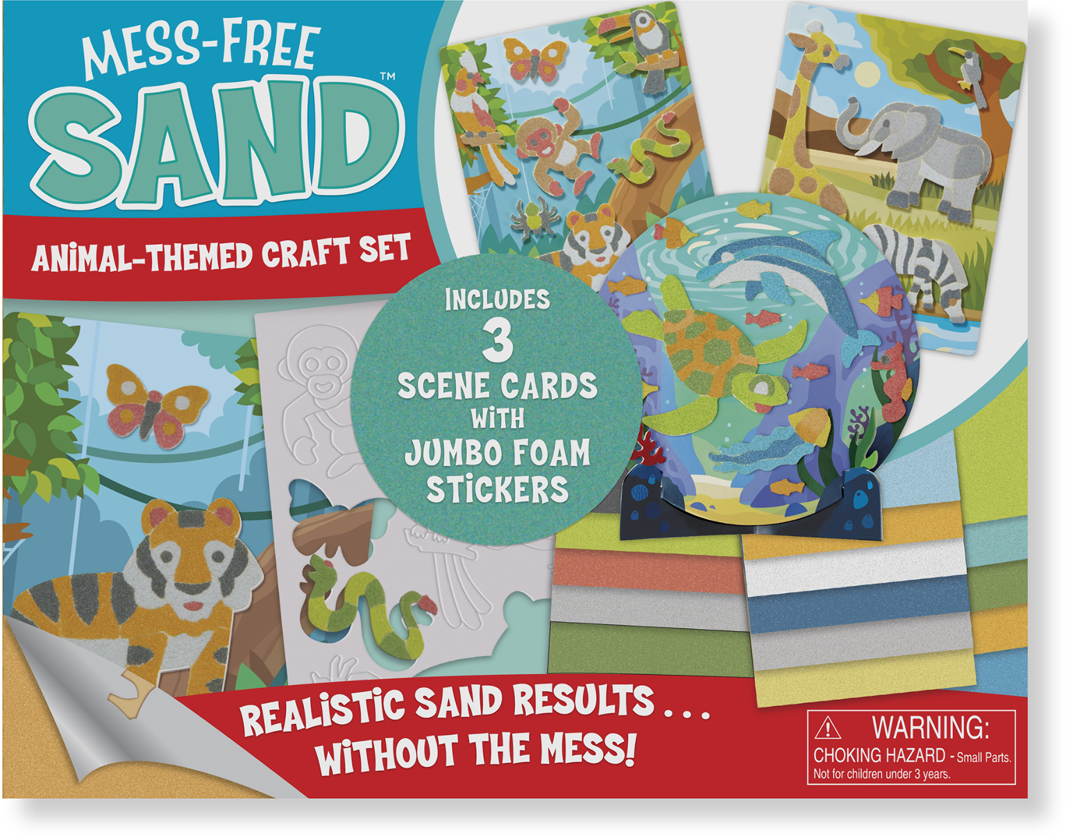 Melissa & Doug Mess Free Sand - Animal-Themed Craft Set(24x$11.85)