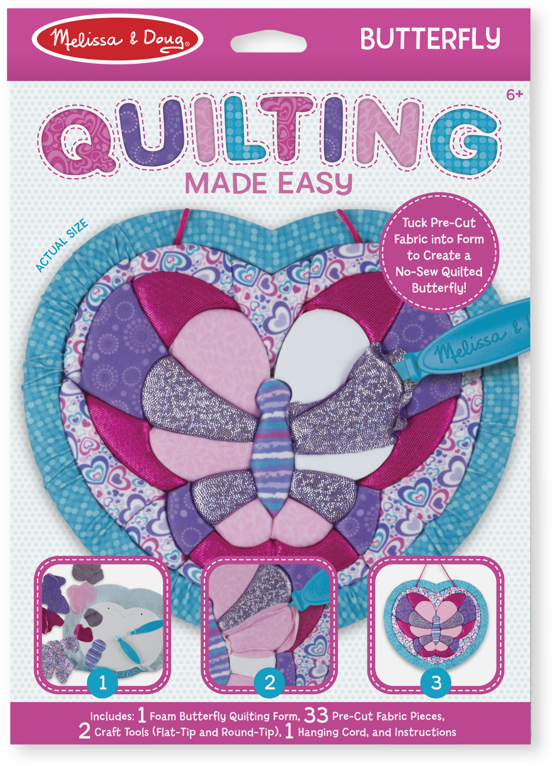 Wholesale Melissa & Doug Quilting Made Easy - Butterfly(72x$7.94)