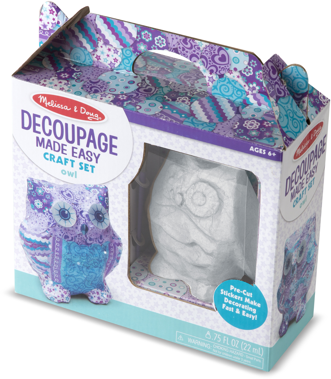 Wholesale Melissa & Doug Decoupage Made Easy Craft Set - Owl(12x$7.94)