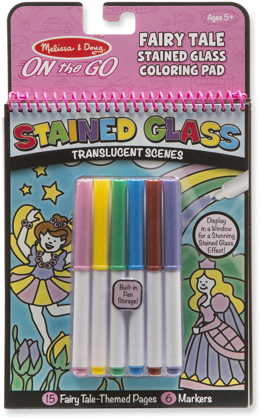 Melissa & Doug On the Go - Stained Glass - Fairy Tale(48x$3.97)