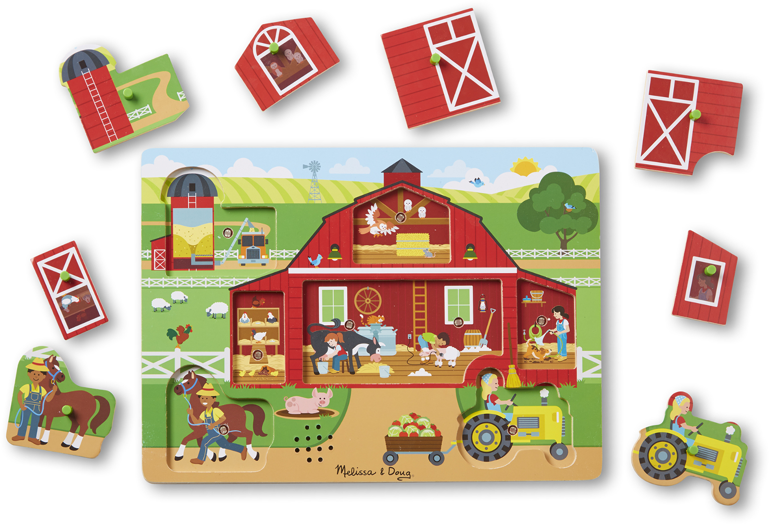 Wholesale Melissa & Doug Around the Farm Sound Puzzle(12x$10.30)