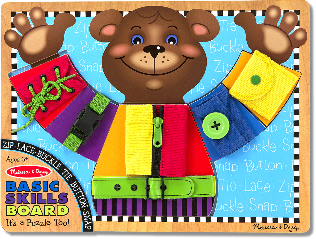 Melissa & Doug Basic Skills Learning Board Baby Play, One Size, Multiple Colors