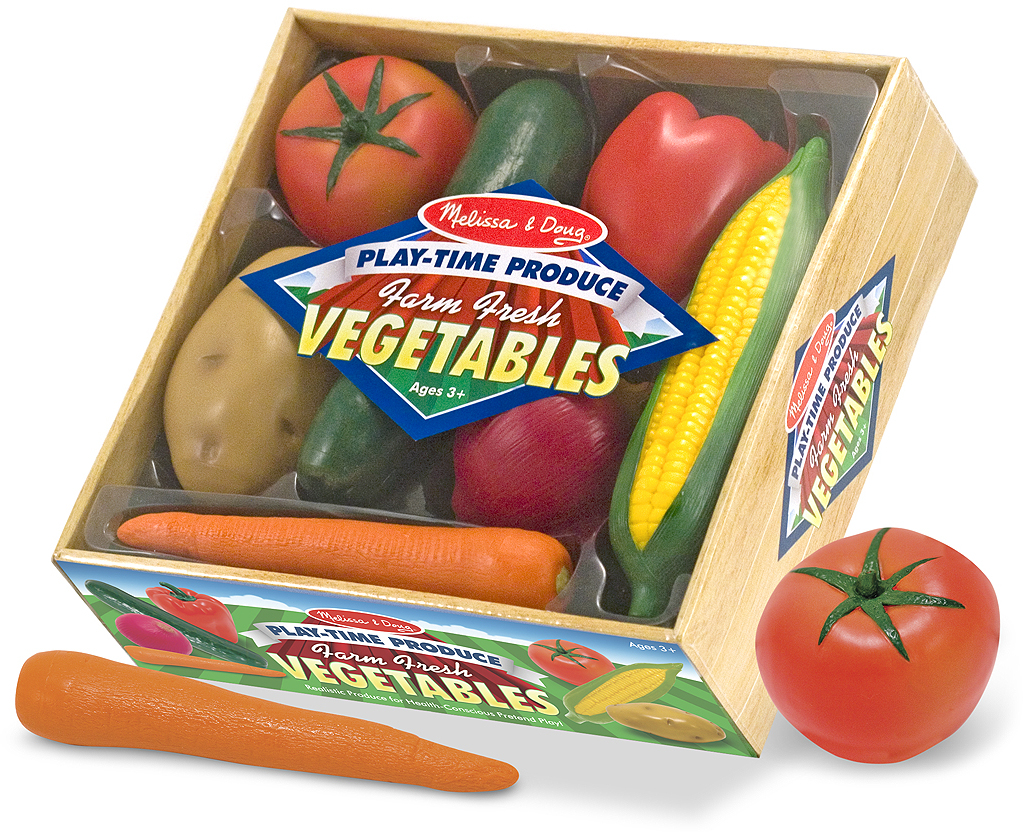 Wholesale Melissa & Doug Play-Time Produce Vegetables(12x$15.66)