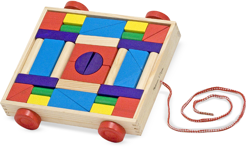 Wholesale Melissa & Doug Unit Blocks Cart(6x$15.81)