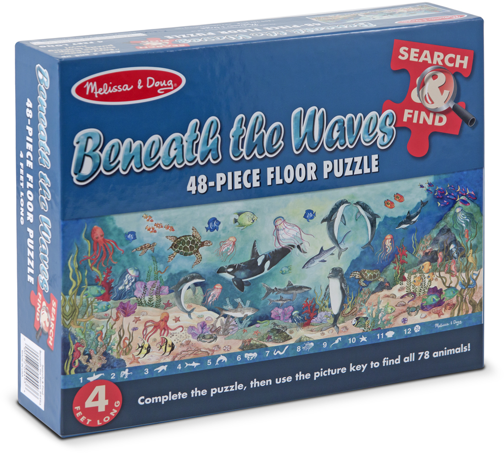 Melissa & Doug Search & Find Beneath the Waves Floor (48 PC)(6x$10.30)