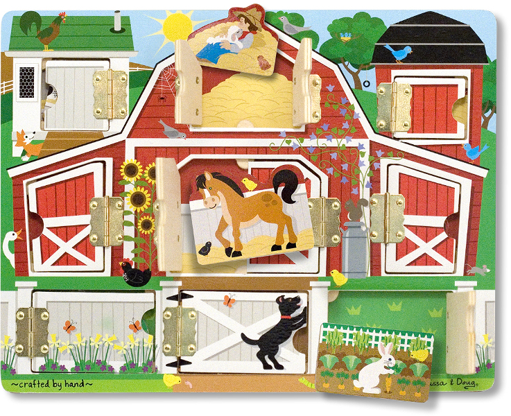Wholesale Melissa & Doug Magnetic Farm Hide & Seek(24x$13.44)