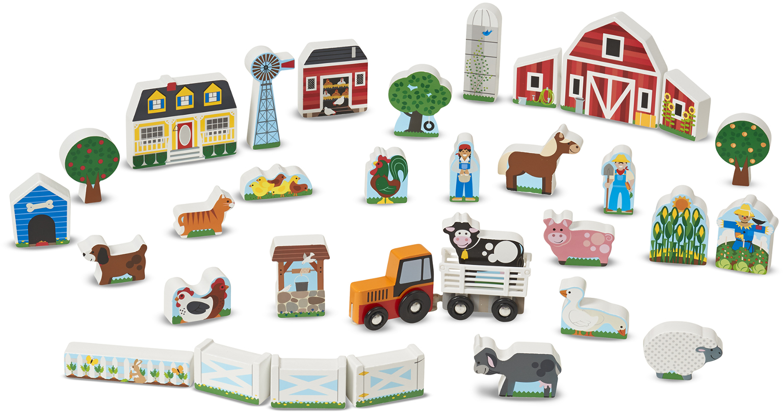 Wholesale Melissa & Doug Wooden Farm & Tractor Play(6x$23.75)