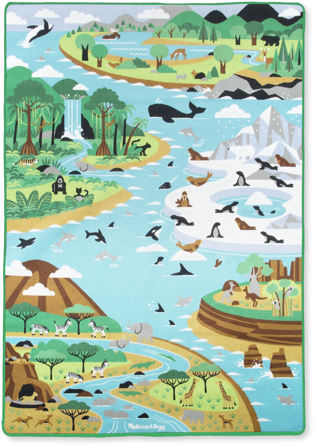 Melissa & Doug Jumbo Habitats Activity Rug