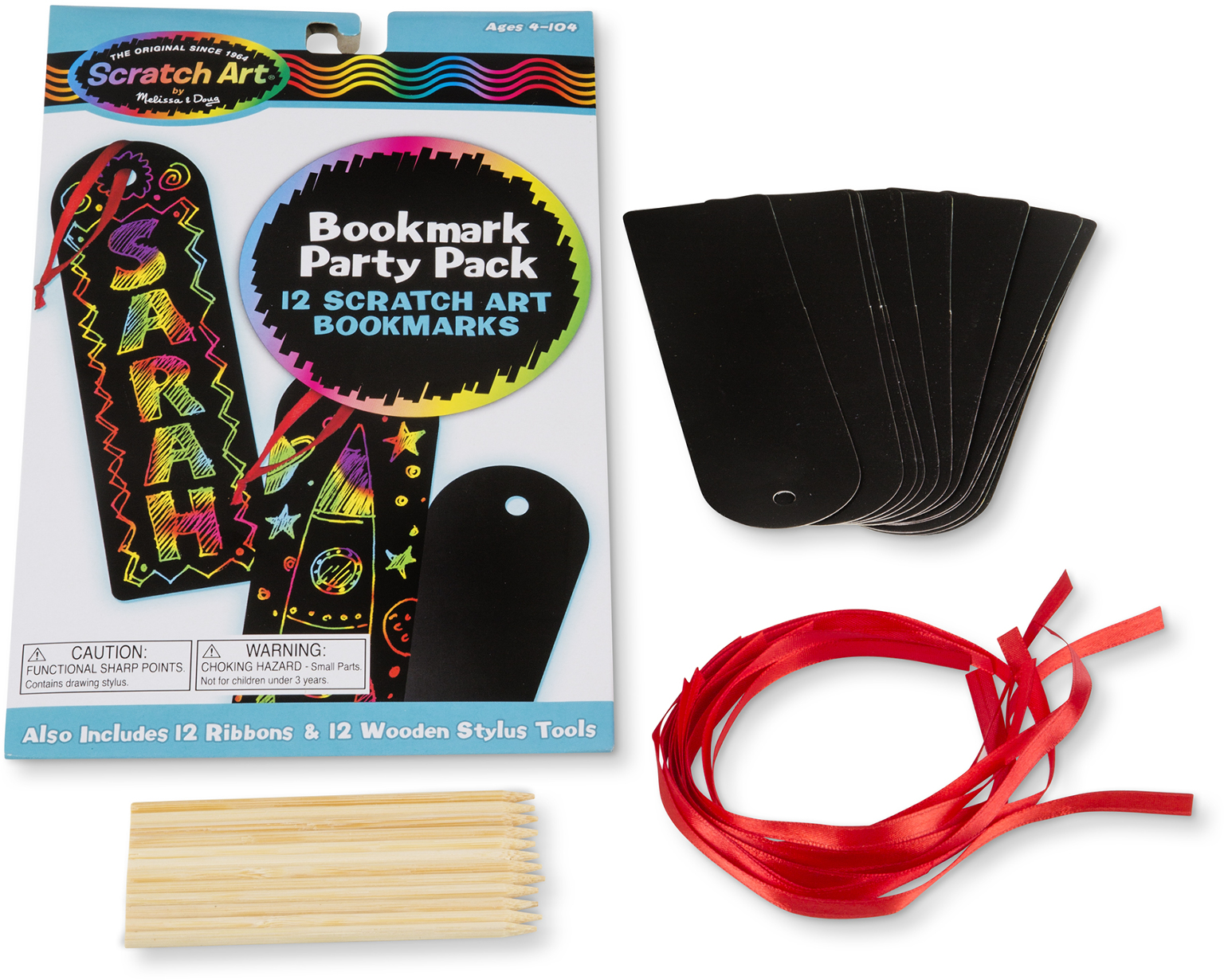 Wholesale Melissa & Doug Bookmark Scratch Art Party Pack(72x$3.97)