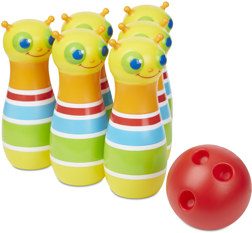 Melissa & Doug Sunny Patch Giddy Buggy Bowling Action Game, Multicolored (50571) | Quill