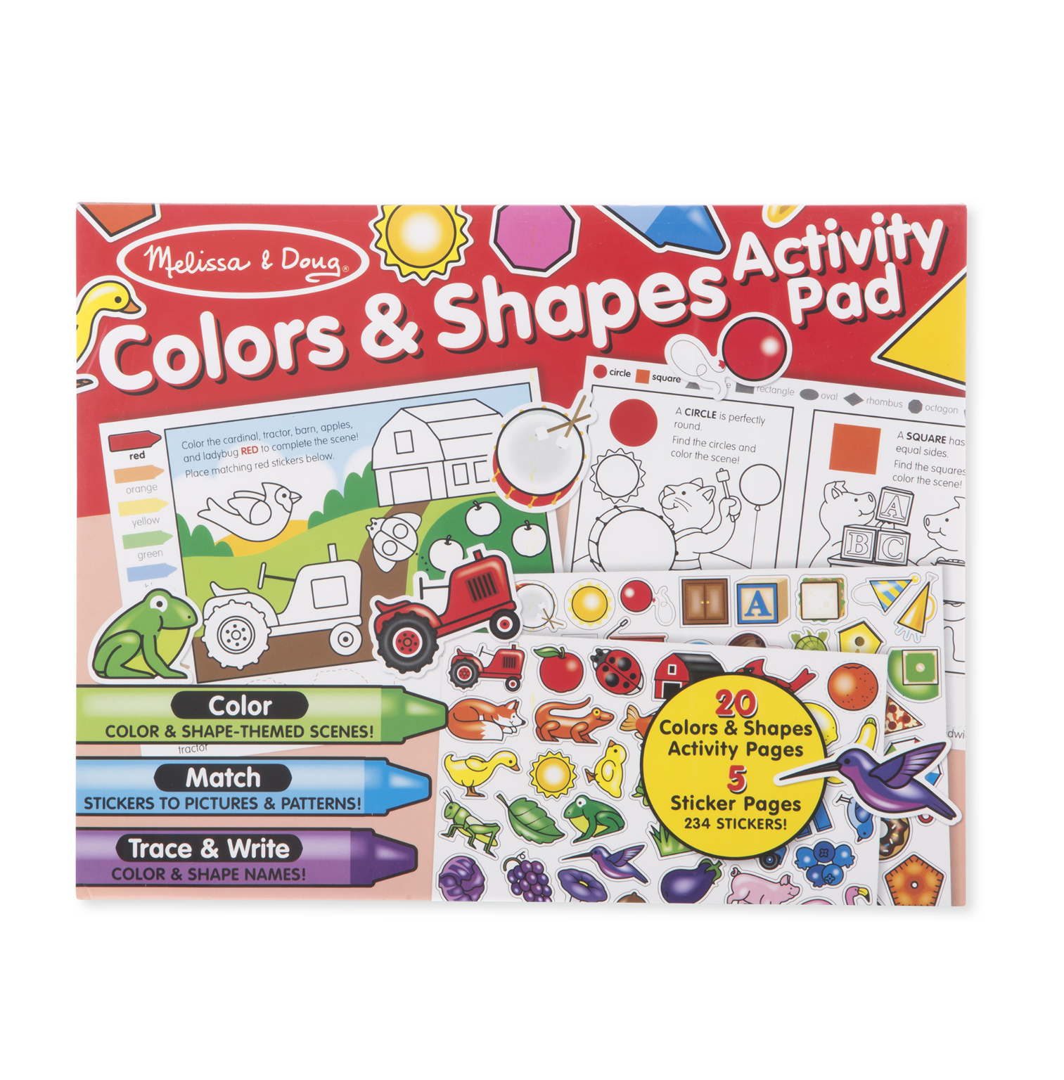 Wholesale Colors & Shapes Activity Pad(20x$3.97)