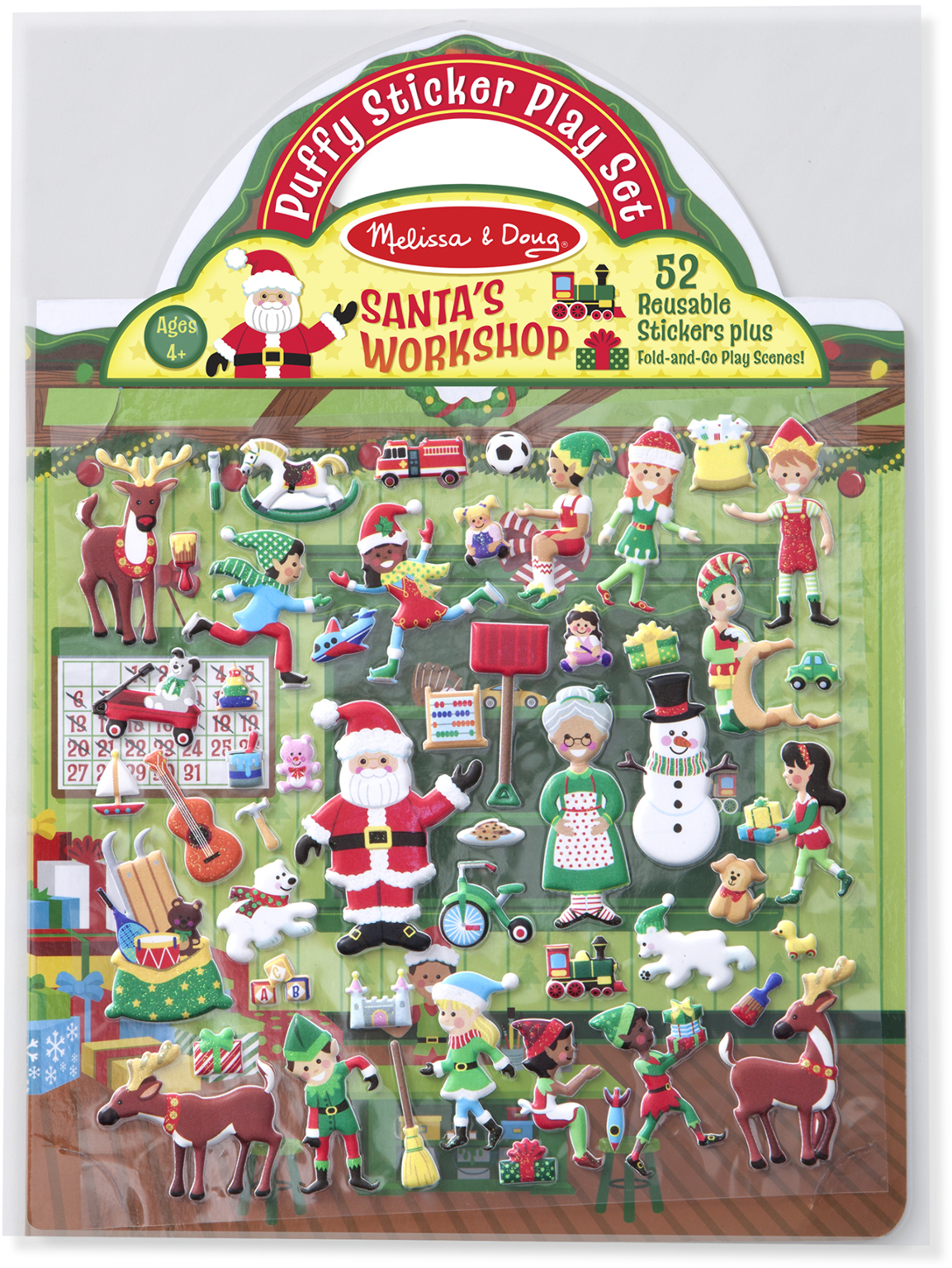 Wholesale Melissa & Doug Puffy Stickers - Santa's Workshop(48x$4.03)
