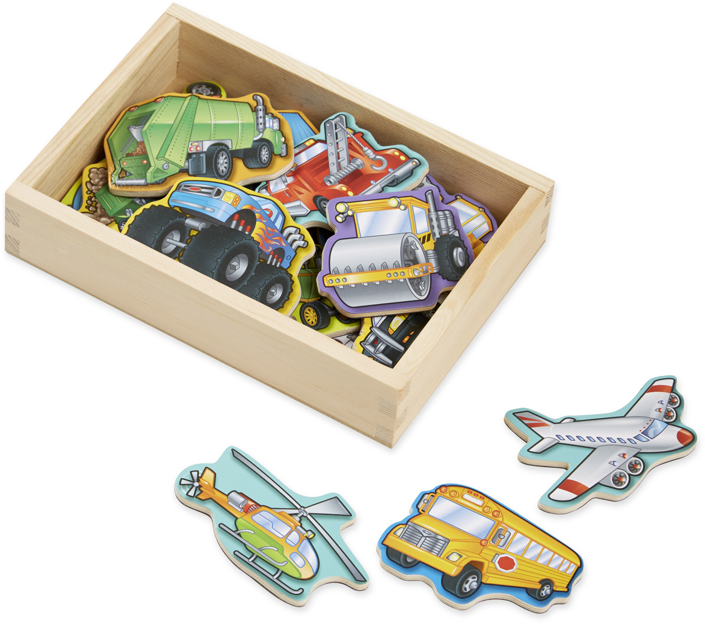 Wholesale Melissa & Doug Wooden Vehicle Magnets(24x$9.48)