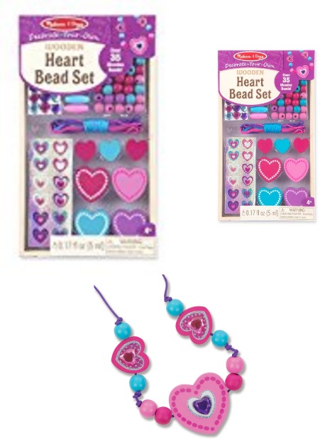 Wholesale Melissa & Doug Heart Bead Set(48x$3.97)