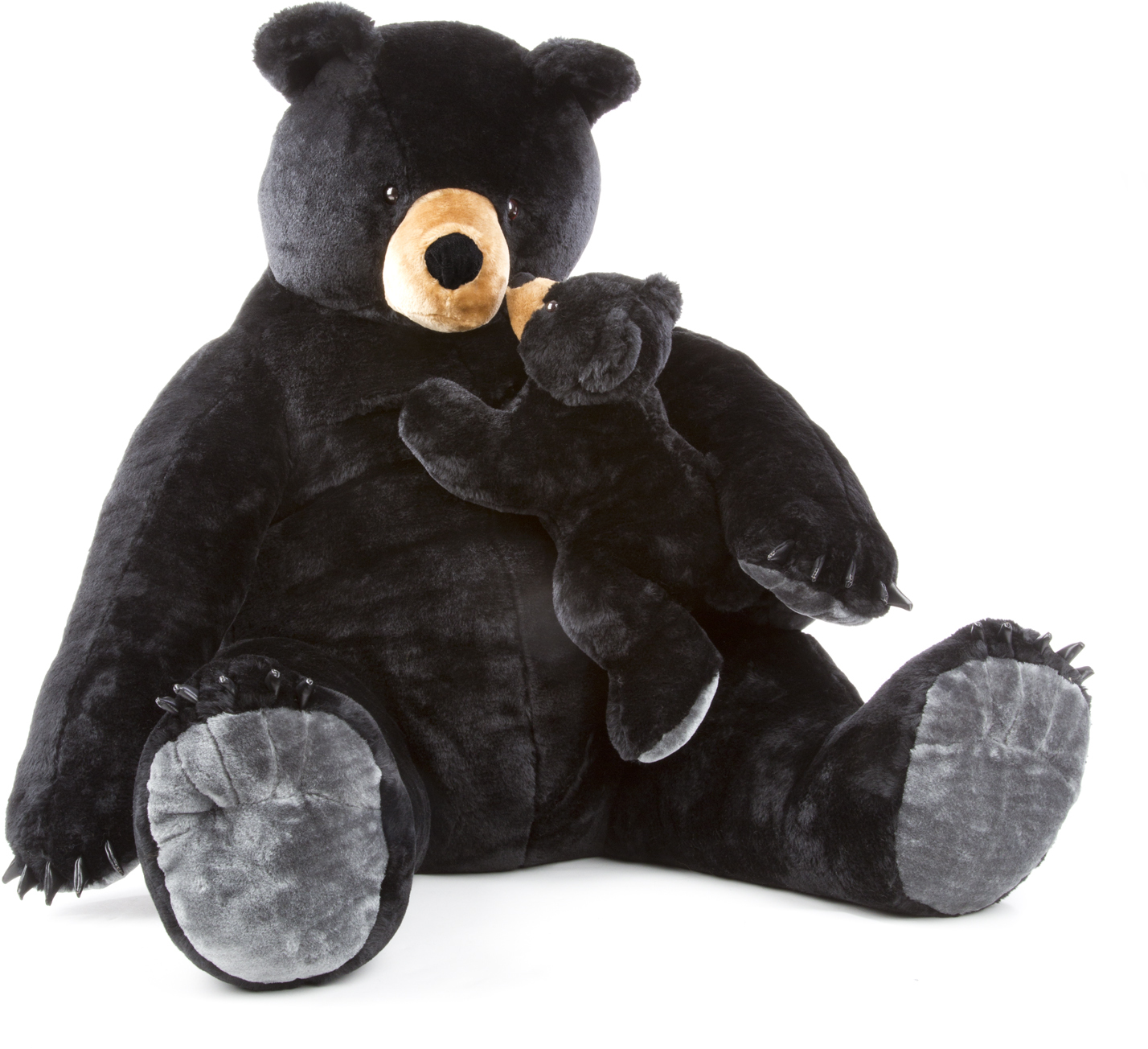 Melissa & Doug Black Bear and Cub - Plush