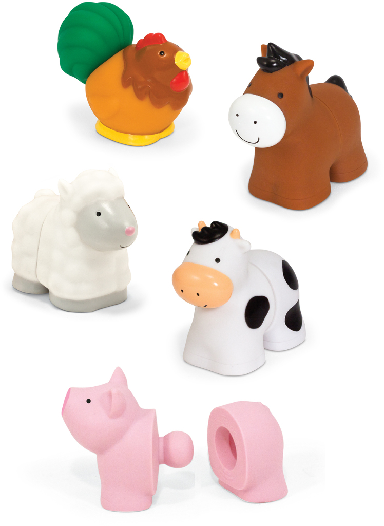 Wholesale Melissa & Doug Pop Blocs Farm Animals(6x$13.44)