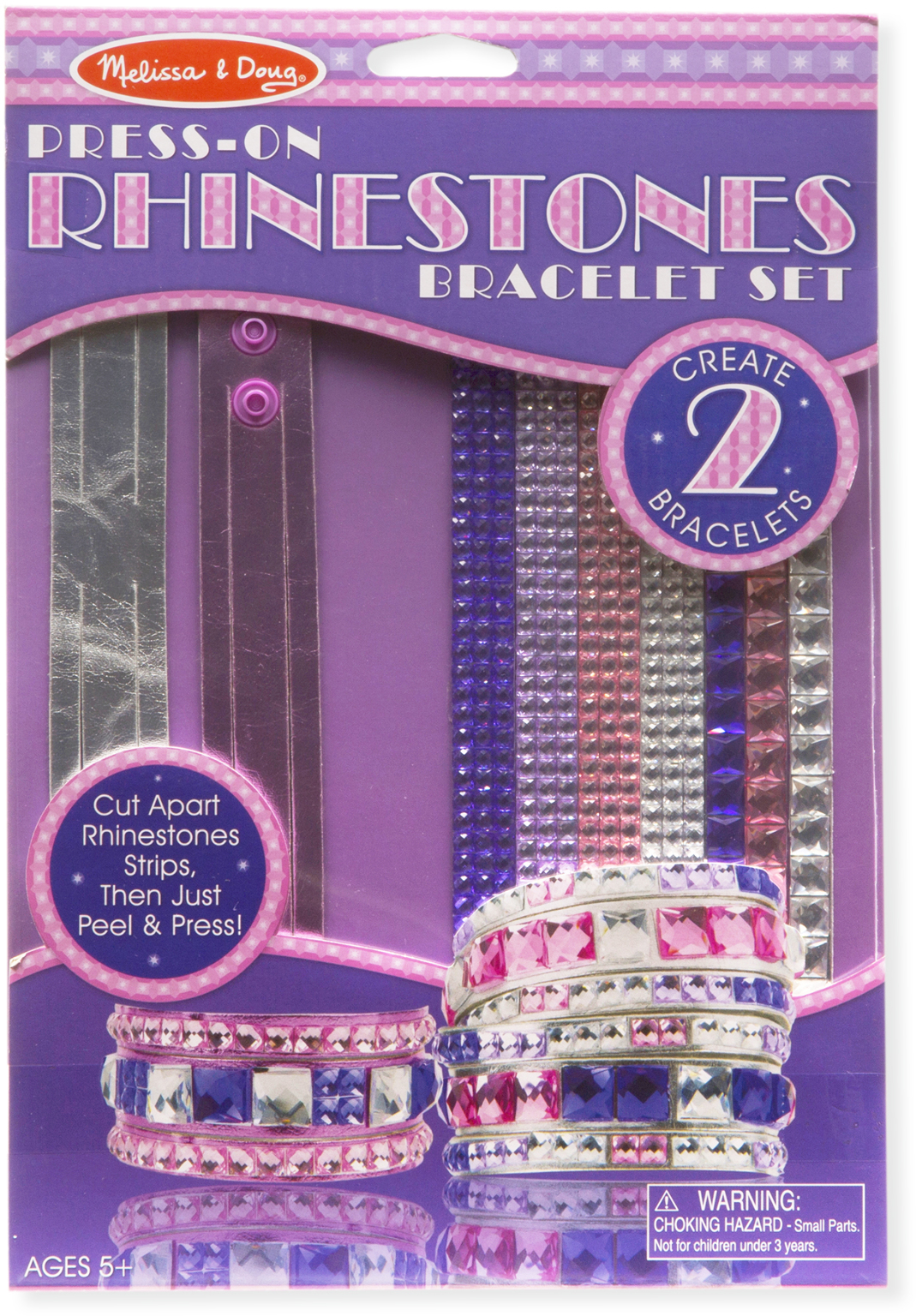 Wholesale Melissa & Doug Press-On Rhinestones Bracelet Set(48x$3.97)