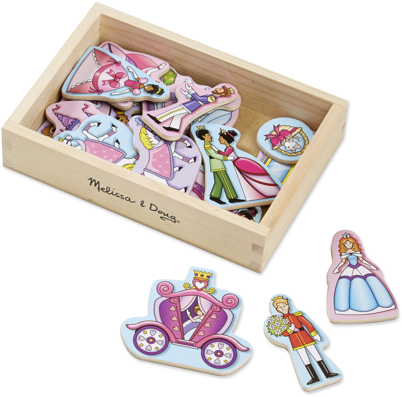 Wholesale Melissa & Doug Wooden Princess Magnets(24x$9.48)