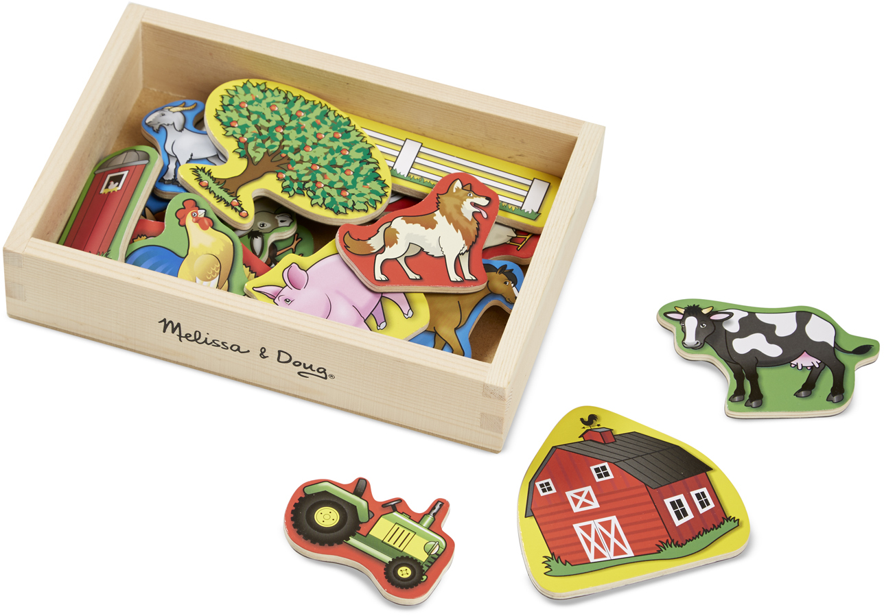 Wholesale Melissa & Doug Wooden Farm Magnets(24x$9.48)
