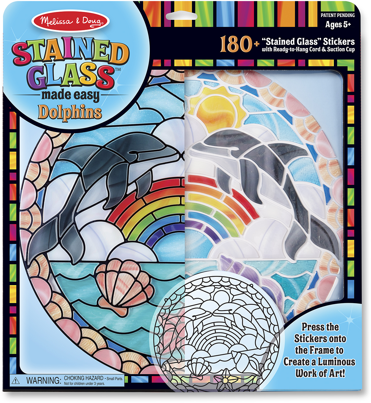 Wholesale Melissa & Doug Stained Glass - Dolphins(12x$15.81)