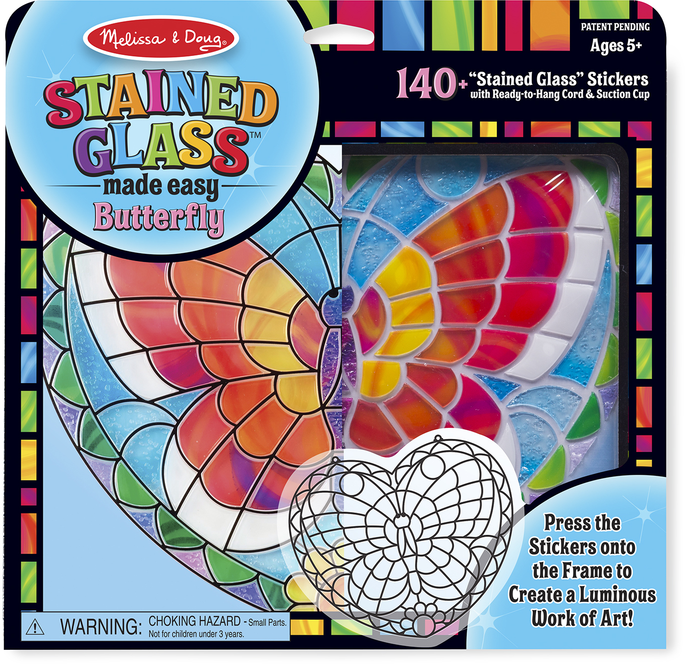 Wholesale Melissa & Doug Stained Glass - Butterfly(12x$10.30)