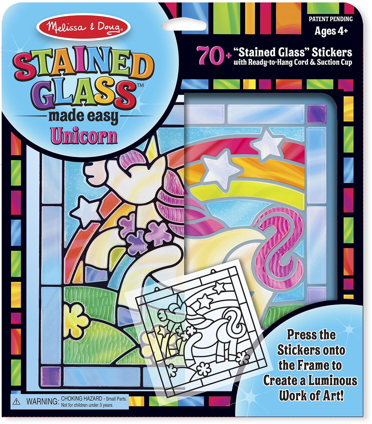 Wholesale Melissa & Doug Stained Glass - Unicorn(12x$7.94)