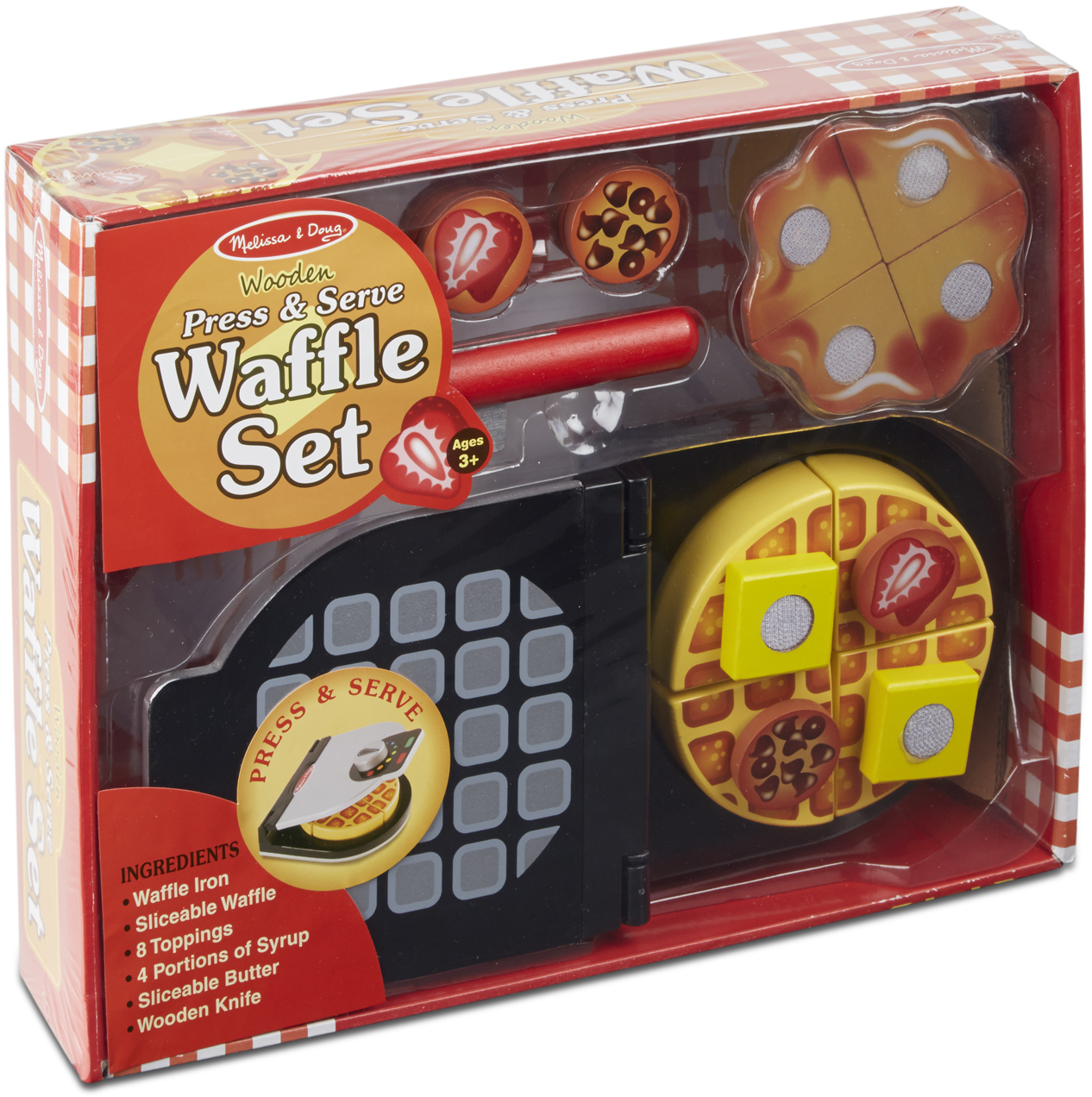 Wholesale Melissa & Doug Wooden Press & Serve Waffle Set(12x$15.81)