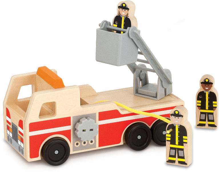 Wholesale Melissa & Doug Fire Truck Wood Play Figures(6x$15.81)