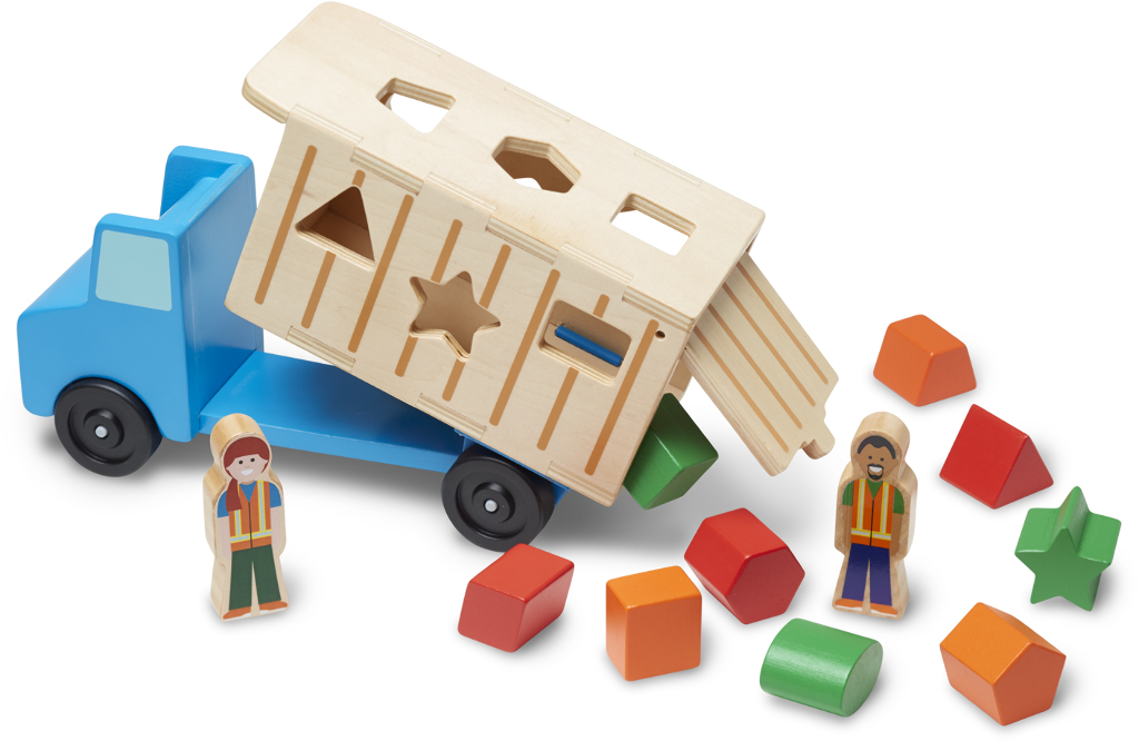 Melissa & Doug Melissa & Doug Shape-Sorting Dump Truck(6x$15.81)