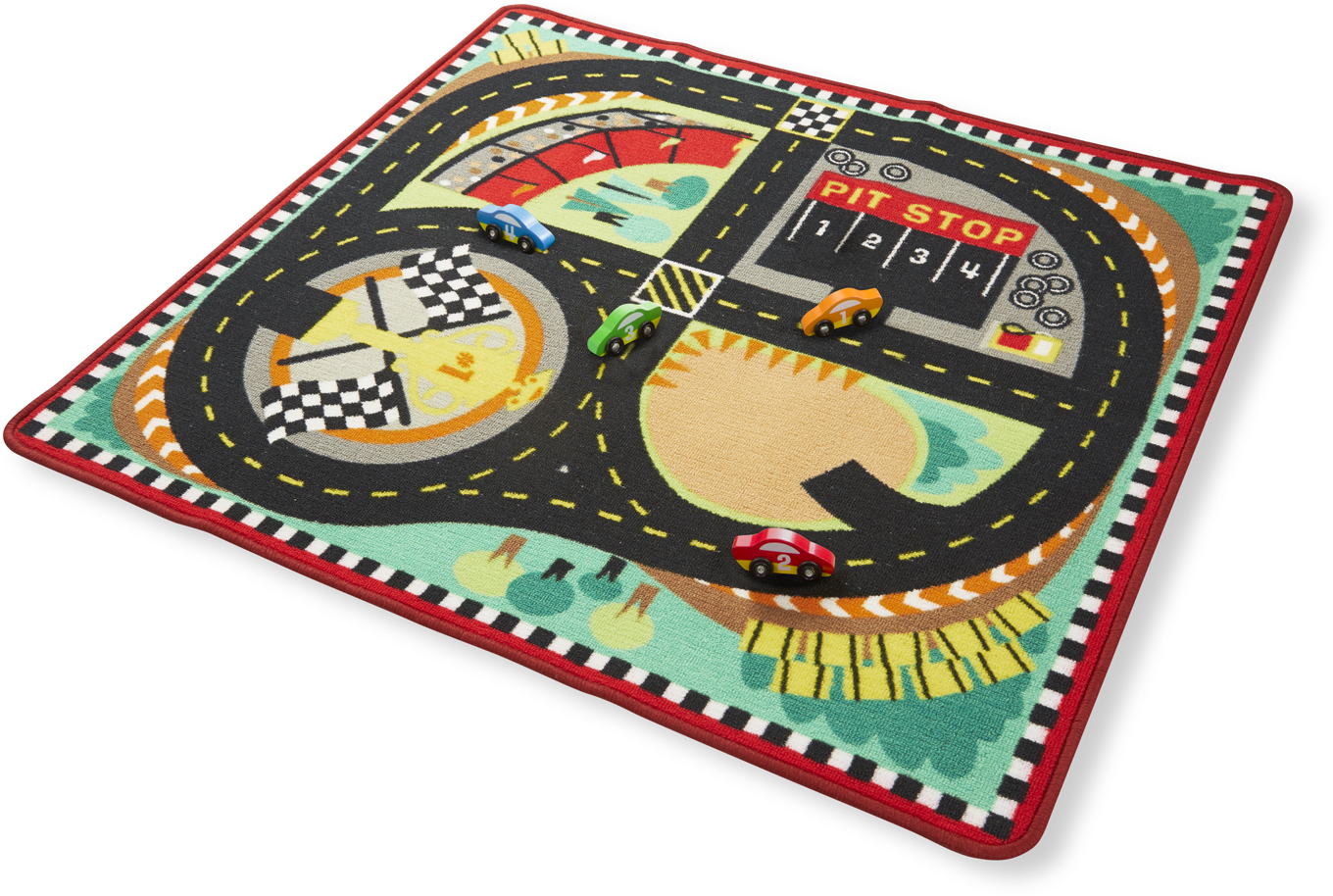 Wholesale Melissa & Doug Round the Speedway Race Track Rug(6x$23.75)