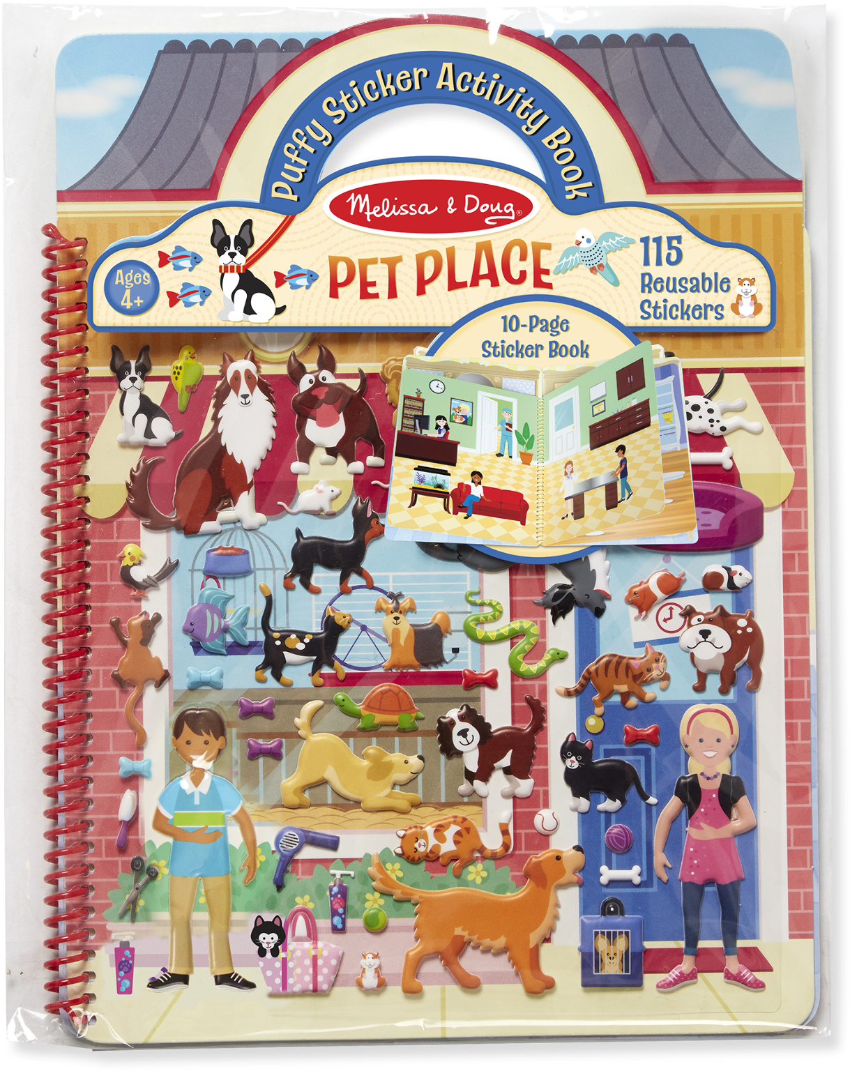 Melissa & Doug Puffy Sticker Activity Book - Pet Place(48x$5.51)